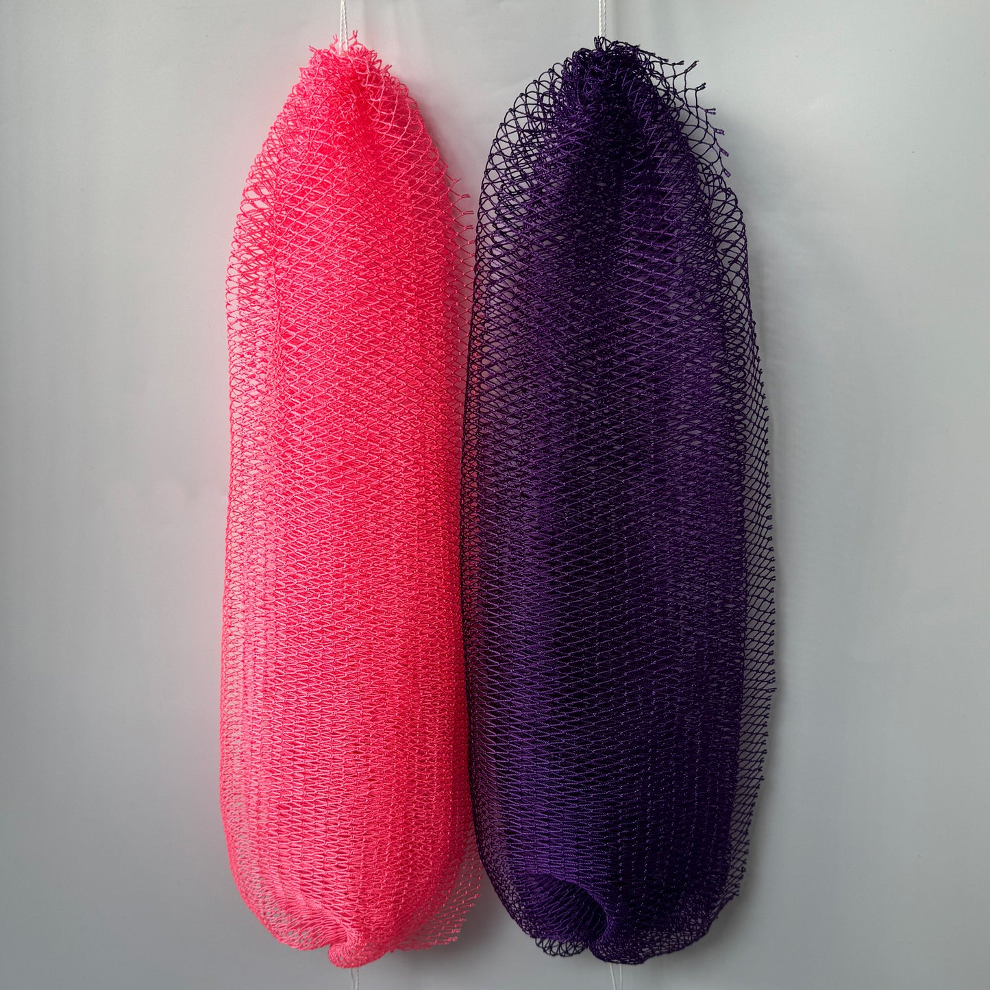 African Exfoliating Net Sponge Purple + Pink