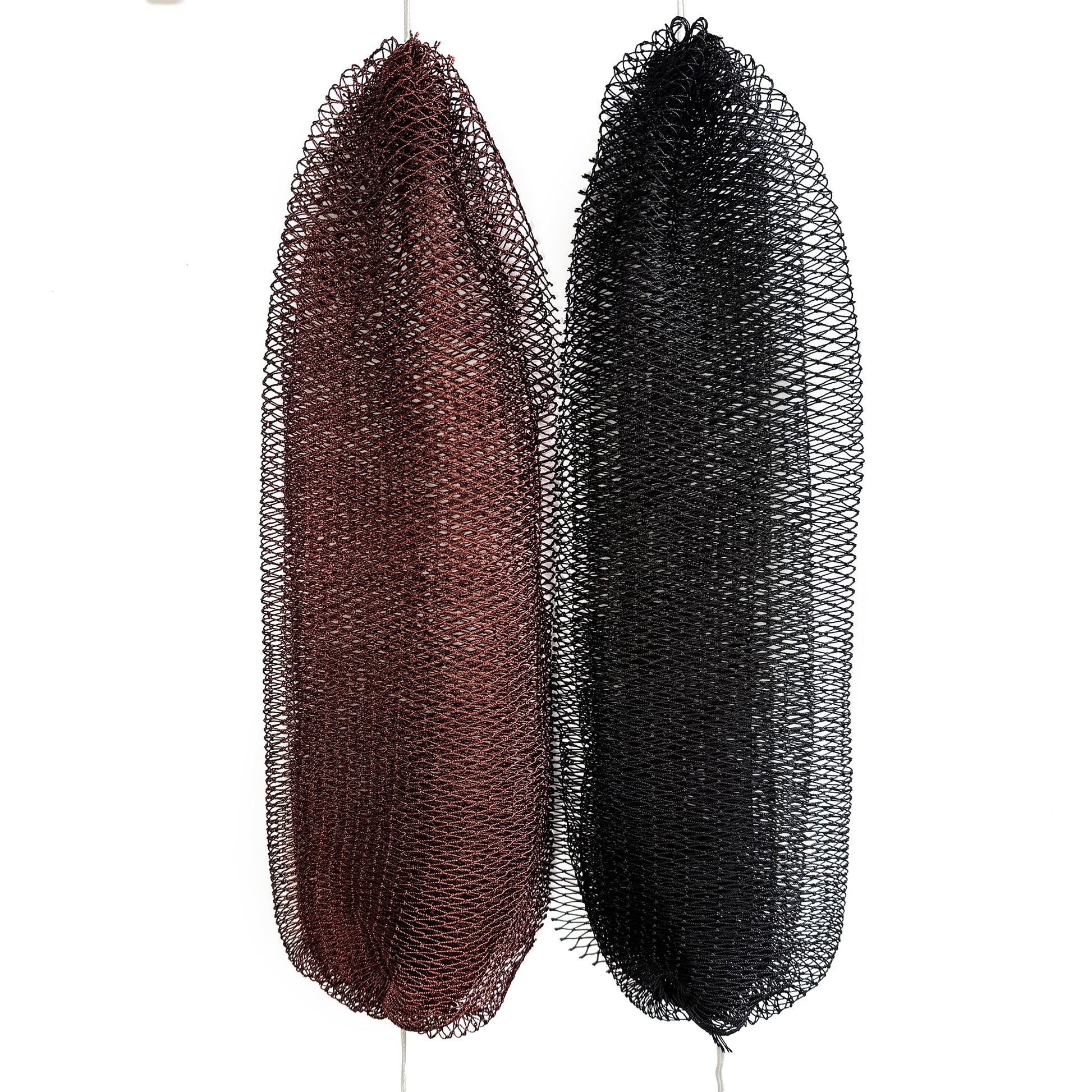 African Exfoliating Net Sponge Black + Brown
