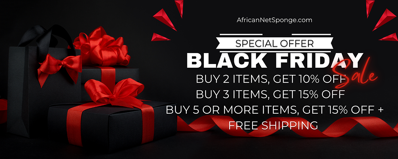 African Net Sponge Black Friday Sale