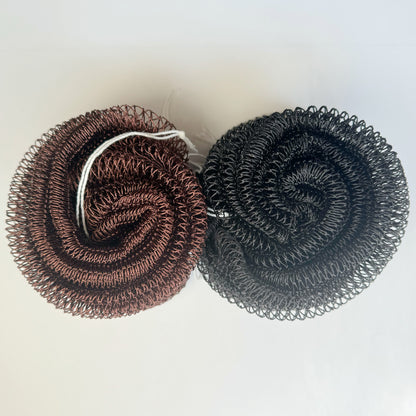 African Net Sponge, Exfoliating Bath Sponge, 2 Pieces Mixed Color