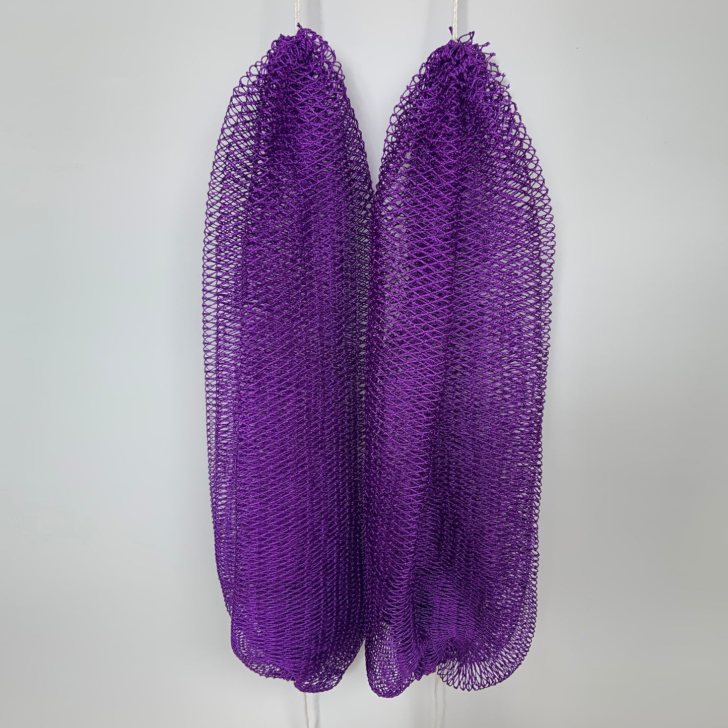 2 PCS Authentic African Exfoliating Net Bath Sponge, Purple