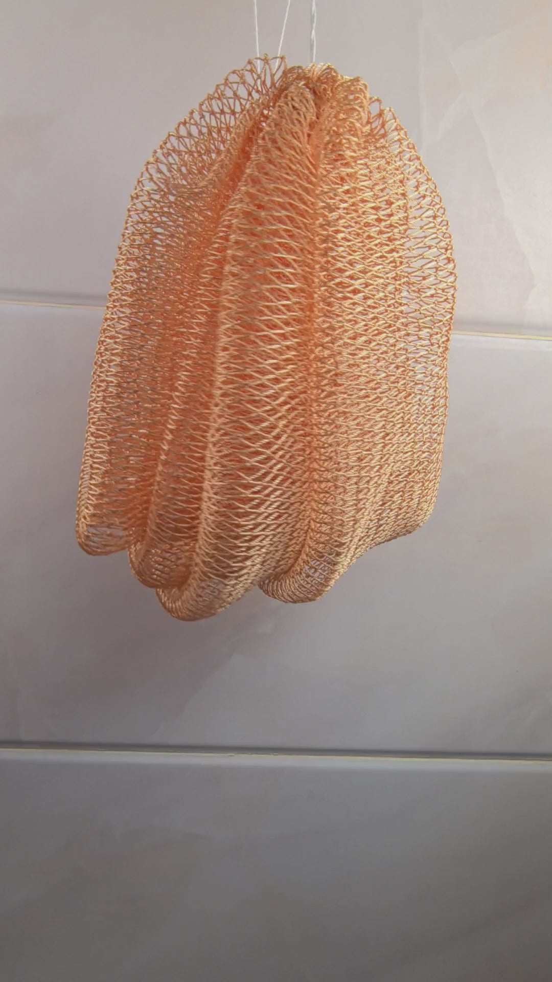 African Net Sponge Bath Sponge Video