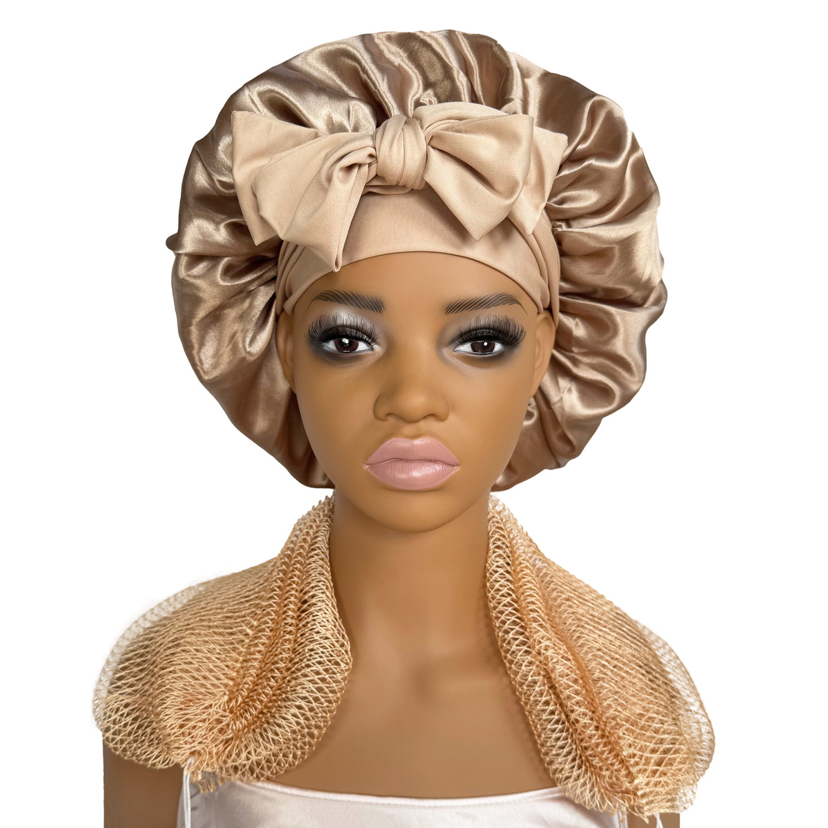 Satin Bonnet Champagne