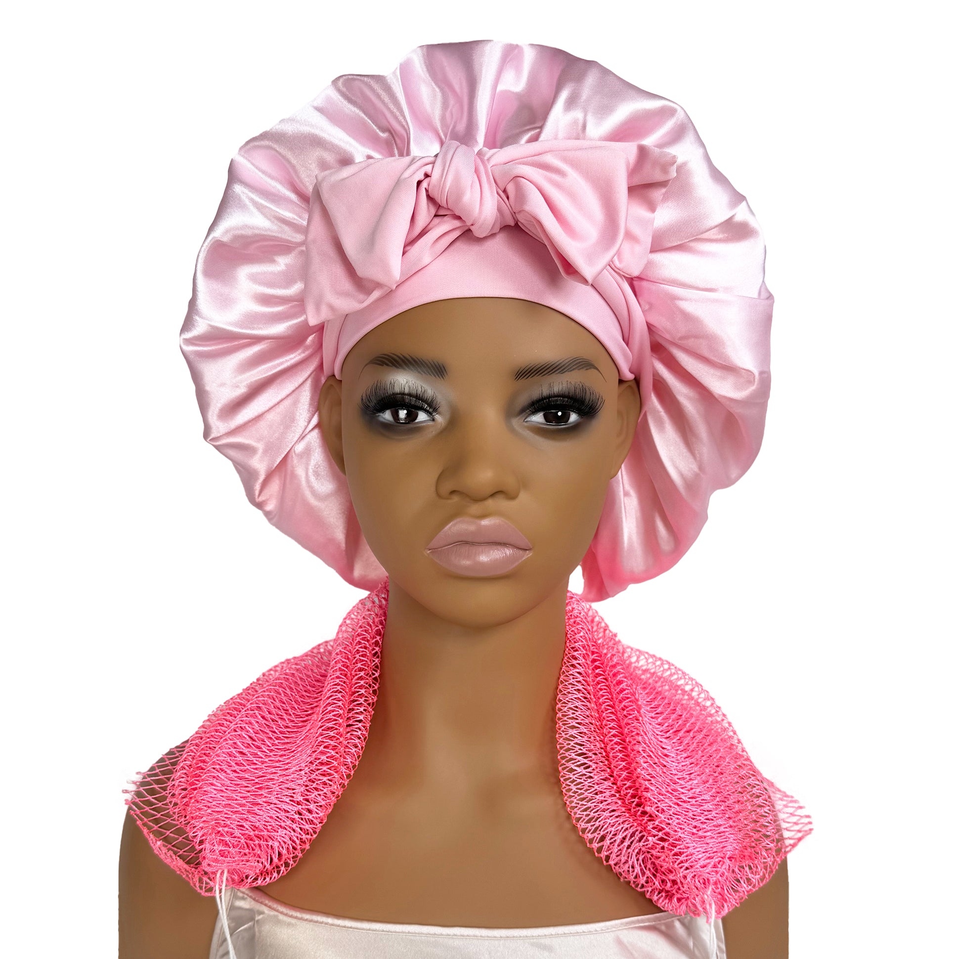 Satin Bonnet Pink