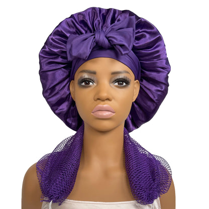 Satin Bonnet Purple