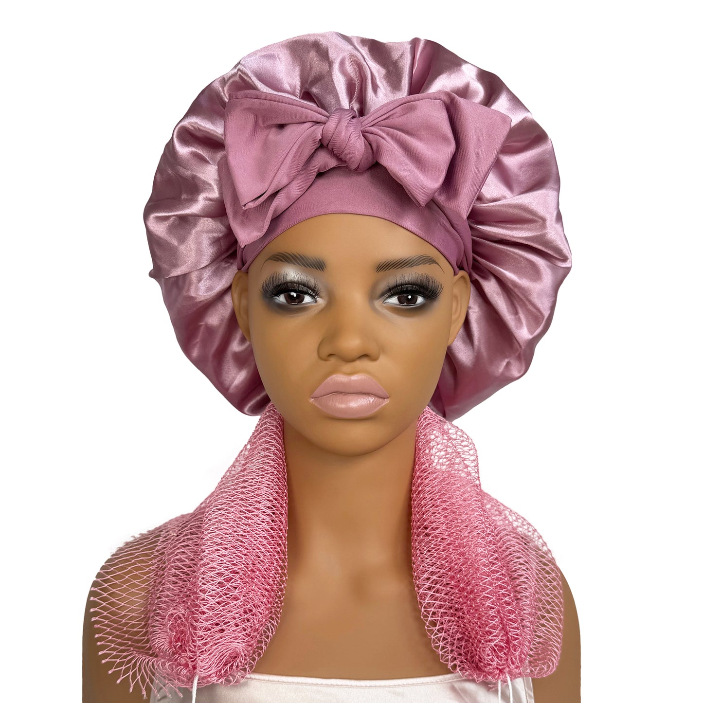 Satin Bonnet Rose Pink